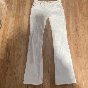 7 For all mankind jeans white bootcut